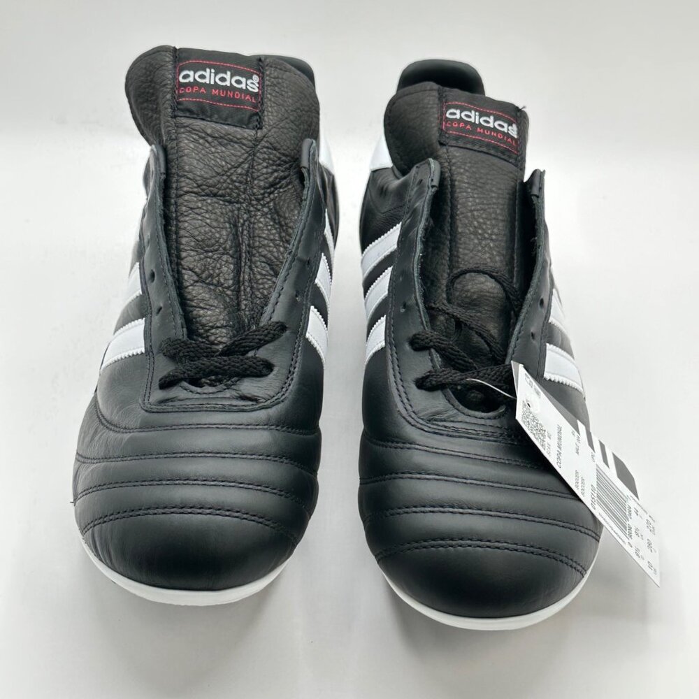 Mens Adidas Copa Mundial Leather Soccer Cleats Black Made In Germany 015110 Sz10 - Picture 2 of 9